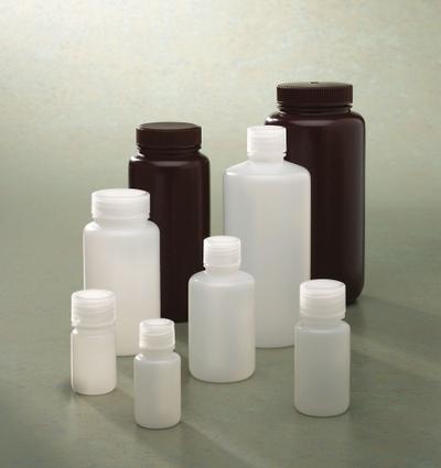APPROVED VENDOR Storage Bottle: HDPE, 500 mL, 500 mL, Natural, 28-410 mm Screw Closure Size - HDPE Narrow Mouth Round Lab Bottles
