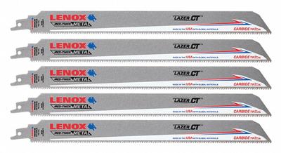 LENOX Reciprocating Saw Blade: 10 Teeth per Inch, 12 in Blade Lg, 0.05 in Blade Thick - Thick-Metal-Cutting Blades