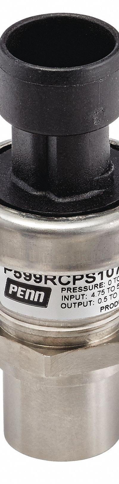JOHNSON CONTROLS Pressure Transmitter: 0 psi to 500 psi - Pressure Transmitters with 3-Pin Packard Connector