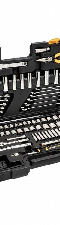GEARWRENCH General Maintenance Tool Sets: 168 Total Pcs, Mechanics Hand Tools, Metric/SAE, Tool Case (MPN GWPRO168A). Key specifications — attr538253: GEARWRENCH; attr548973: None; attr548974: Short Arm Hex Keys; attr548975: 168 Pc. 1/4" & 3/8" Drive 72-Tooth 6 Point Professional Tool Set.