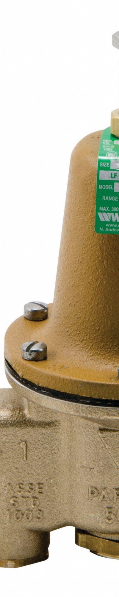 WATTS Water Pressure Reducing Valve: NPT x NPT - Standard Capacity Water Pressure Regulators