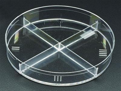 CELLTREAT Petri Dish: 100 mm Dia, 15 mm Overall Ht, Tissue Culture Treated, Polystyrene - Petri Dishes