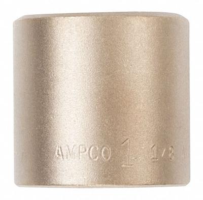 AMPCO Nonsparking Socket: Metric, 1 in Drive Size, 36 mm Socket Size, 6-Point - 1" Drive Non-Sparking Hand Sockets