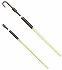 IDEAL Tuff-Rod Fishing Pole: 10 AWG Max Wire Capacity, 24 AWG Min Wire Capacity, 3/16 in Rod Dia (MPN 31-631). Key specifications — attr510723: 12 ft; attr546655: 4 ft; attr514943: 12 ft Kit with Fixed Bullet Nose and Threaded J-Hook (3 ea. 4-ft Sections); attr510732: Rod Set; attr424188: IDEAL.