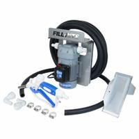 FILL-RITE Electric Drum Pump: 115 V AC, 1/4 hp HP, Polypropylene, 10 gpm Max. Flow Rate (MPN DF120CMN520). Key specifications — Brand: FILL-RITE; Nozzle Material: Polypropylene; Meter: Not Included; Pump Kit Type: Pump with Discharge Hose & Nozzle.