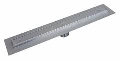 BESTCARE Shower Drain: Rectangular, Stainless Steel, Satin, 3 3/8 in Overall Ht, Slotted, A (MPN WHLD-24-F). Key specifications — Brand: BESTCARE; Grate Color: Silver; Includes: Shield; Connection Type: No Hub; Finish: Satin.