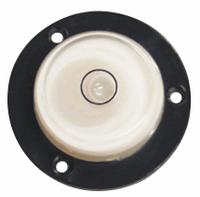 JOHNSON LEVEL Bulls Eye Level: Nonmagnetic, 1 in x 3/8 in, 53 Arc Min, Plastic, Circular with Flange (MPN SM061). Key specifications — attr939369: Plastic; attr934741: JOHNSON LEVEL; attr939371: Circular with Flange; attr986192: Acrylic.