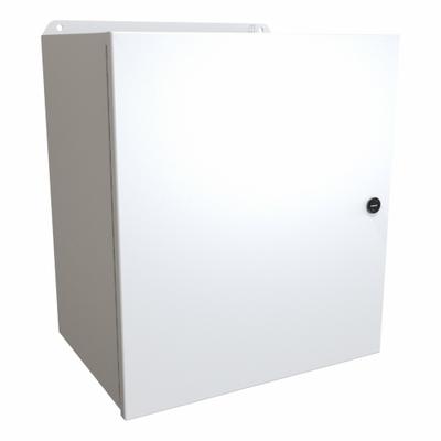 HAMMOND Electrical Enclosure: Steel, 16 in x 14 in x 10 in, NEMA 12/13/3R/4, w/Panel - Steel Washdown Enclosures