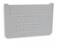 VIDMAR Bin Divider: 1/8 in, 2 1/8 in Overall Ht, For 5/8 in Drawer Wd/Dp, 3 in Overall Lg, BND254. Key specifications — Product Type: Drawer Bin Divider; Brand: VIDMAR; Manufacturer Part Number: BND254.