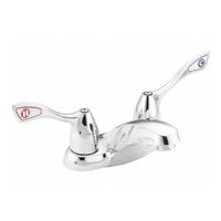 MOEN Low Arc Bathroom Faucet: M-Bition, Brass, Chrome Finish, 1.2 gpm Flow Rate, Centerset, Arc (MPN 8800). Key specifications — Includes: Mounting Hardware; Brand: MOEN; Series: M-Bition.