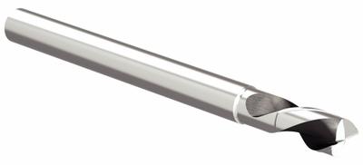 WIDIA HANITA Square End Mill: Carbide, 2 Flute, 1" Mill Dia, 1-1/4" LOC - Reduced-Neck Carbide Square End Mills for Aluminum