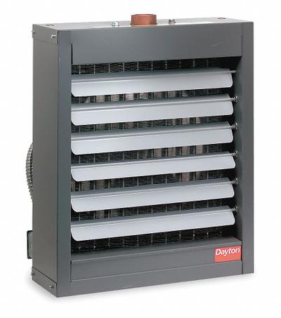 Dayton Hydronic Wall and Ceiling Unit Heater: Steam/Water - Suspended Horizontal Hydronic Wall & Ceiling Unit Heaters