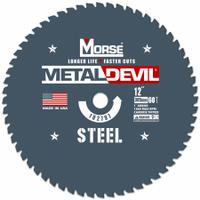 MORSE Circular Saw Blade: 12 in Blade Dia., 60 Teeth, 0.09 in Cut Wd, 1 in Arbor Size, Carbide (MPN 102797-WWG). Key specifications — attr1116119: MORSE; attr1145631: Steel.