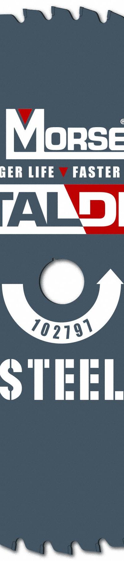 MORSE Circular Saw Blade: 12 in Blade Dia - Steel & General Metal-Cutting Blades