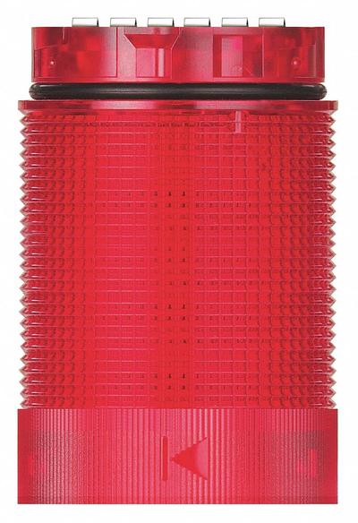 WERMA Tower Light Module: Flashing/Steady, 24V AC/24V DC, Red, 40 mm Overall Dia - Flashing Light Modules