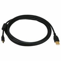 MONOPRICE Standard USB Cable: Type A End 1, Mini B End 2, Black, 6 ft Lg, 2.0 USB Specification (MPN 5448). Key specifications — End 1 Connection Type: Type A; Color: Black; Brand: MONOPRICE; End 2 Connection Type: Mini B.