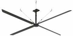 HUNTER INDUSTRIAL Ceiling Fan: 125,819 cfm Airflow, 18 ft Blade Dia, Variable Speeds, 240V AC, ECO (MPN E18-21P-IP-SM). Key specifications — Voltage: 240V AC; Light Kit: No; Series: ECO; Number of Speeds: Variable; Phase: Single; Current: 6.5 A; Brand: HUNTER INDUSTRIAL.