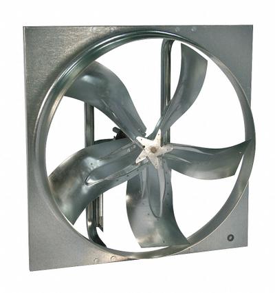 Dayton Exhaust Fan: 48 in Blade - Belt-Drive Panel Exhaust Fans without Drive Package