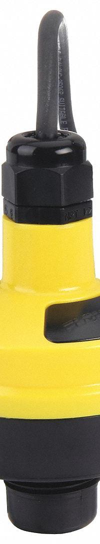 FLOWLINE Noncontact Ultrasonic Level Sensor: 1 in NPT, For Chemicals/Oil/Wastewater/Water Media Type (MPN DL24-01). Key specifications — Brand: FLOWLINE; Max. Voltage: 24V DC; Output Voltage Range: 4 to 20mA; Accuracy: +/-0.2% of Range; Display Type: None.