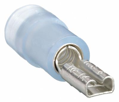 GRAINGER Wire Disconnect: Female Socket, Blue, Nylon, Partial Coverage - Partially Insulated Quick Disconnects