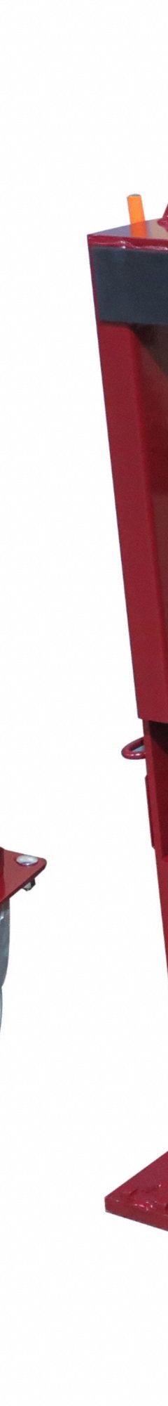 WESCO Machinery and Equipment Mover: 10,000 lb, 21 3/4 in L x 24 in W x 47 in H Overall, Flow-Back (MPN 260095). Key specifications — Handle Type: Flow-Back; Includes Straps: Without Straps; Brand: WESCO.