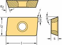 WALTER Parallelogram Milling Insert: ADMT120425R-F56 WKP35S (MPN 5886274)