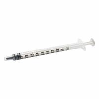 EZ DOSE Chromatography Syringe: 1 mL Capacity - mL, Luer Slip, Polypropylene, Polypropylene, Plastc (MPN MEZ1LS). Key specifications — Attachment Type: Luer Slip; Plunger Material: Plastc; Sterile/Non-Sterile: Sterile; Tip Material: Polypropylene; Barrel Material: Polypropylene; Brand: EZ DOSE; Compatible Needles: Luer Slip; Includes Needles: No.