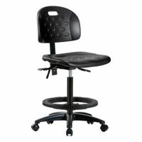 Ergonomic Chair: Polyurethane, Armless, Ht Range 24 1/4 in to 34 in, 18 in Seat Wd, 17 in Seat Dp (MPN BR-HPHBCH-RG-T1-A0-BF-RC-BLK). Key specifications — Foot Support: Yes; Back Tilt Backward: 13.5°; Back Tilt Forward: 10.5°; Base Material: Nylon; Brand: APPROVED VENDOR; Product Type: Ergonomic Chair; ESD-Safe: Not ESD Safe; Seat Tilt Backward: 3°.