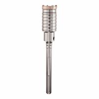 MILWAUKEE SDS-MAX Core Bit: SDS Max Shank, 1 1/2 in Core Dia, 3 in Core Body Lg (MPN 48-20-5400). Key specifications — attr253668: 1.5; attr253671: No; attr253680: Dry; attr277142: MILWAUKEE.