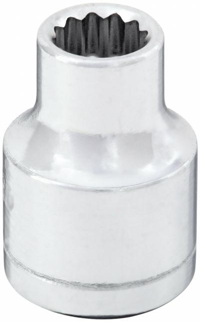 WESTWARD Socket: Metric, 3/8 in Drive Size, 7 mm Socket Size, 12-Point, Std, Chrome - 3/8" Drive Hand Sockets