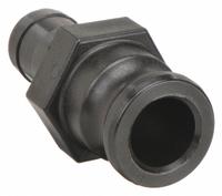 Cam and Groove Adapter: 4 in Coupling Size, 4 in Hose Fitting Size, 7 3/8 in Overall Lg, EPDM (MPN 400E). Key specifications — Gasket Material: EPDM; Brand: BANJO; Fitting Type: Male Hose Shank.