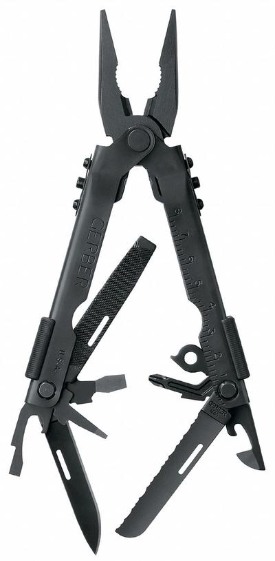 GERBER Multi-Tool: Multi-Tool Plier, 14 Tools, 14 Functions, 5 in Closed Lg, 6 5/8 in Open Lg - Multi-Tools with Slide-Out Pliers