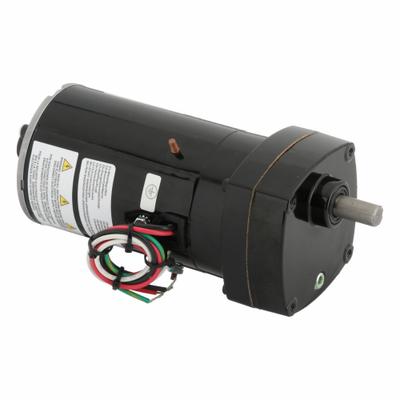 Dayton Gearmotor: Parallel, Single Output Shaft, PSC, TENV, 63 RPM, 46 in-lb Max Torque - Parallel Shaft AC Gearmotors