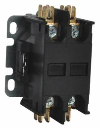 DAYTON Definite Purpose Magnetic Contactor: 2 Poles, 208-240V AC, 32 A, Non-Reversing (MPN 6GNP8). Key specifications — Brand: DAYTON; Coil Voltage: 208/240V AC; Contactor Style: HVACR Definite Purpose Contactor; Mounting Style: Through Panel; Terminal Connection Type: Screw Terminals; Maximum Voltage Rating: 600V AC; Phase: Single; Main Pole Contact Form: 2NO.