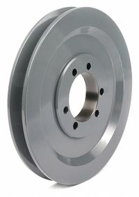 APPROVED VENDOR V-Belt Pulley: B66, 1 Groove, 6.95 in OD, Bushed Bore, SDS, Quick Detachable (MPN 661B). Key specifications — Pulley Industry Number: B66; Pitch Diameter: 6.2 in (4L, A); For Belt Section (broad, with similar types): 5L, B, or BX.