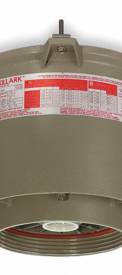 HUBBELL KILLARK Metal Halide Light Fixture: 23,800 lm - Hazardous Location Light Tanks
