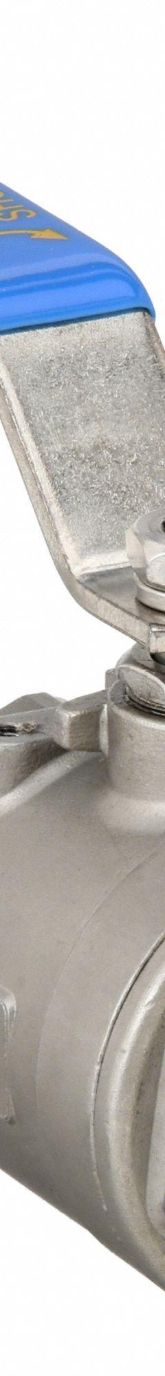 APPROVED VENDOR Manual Two-Way Ball Valve: 1 1/2 in, 316 Stainless Steel, Straight Valve Body, Lever (MPN G-SSV-150NLH). Key specifications — Brand: APPROVED VENDOR; Handle: Lever.