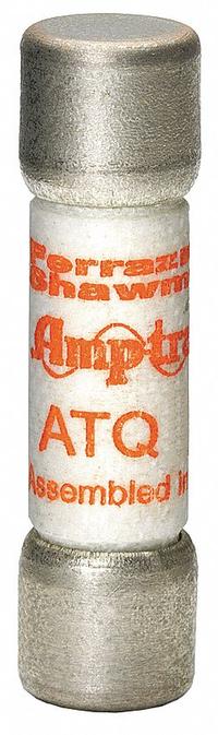 MERSEN Fuse: ATQ Series, Midget, Time-Delay, 3.5 A, 500 V AC, 13/32 in x 1 1/2 in, Non-Indicating (MPN ATQ3-1/2). Key specifications — Series: ATQ; Brand: MERSEN.