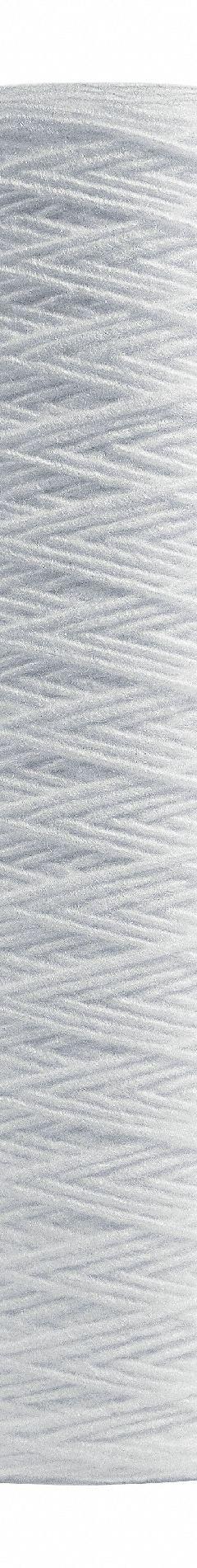 APPROVED VENDOR Filter Cartridge: 10 micron, String Wound, 15 gpm, Cotton, 30 in Overall Ht (MPN WC10S7EX1). Key specifications — Brand: APPROVED VENDOR; Filter Media: Cotton.