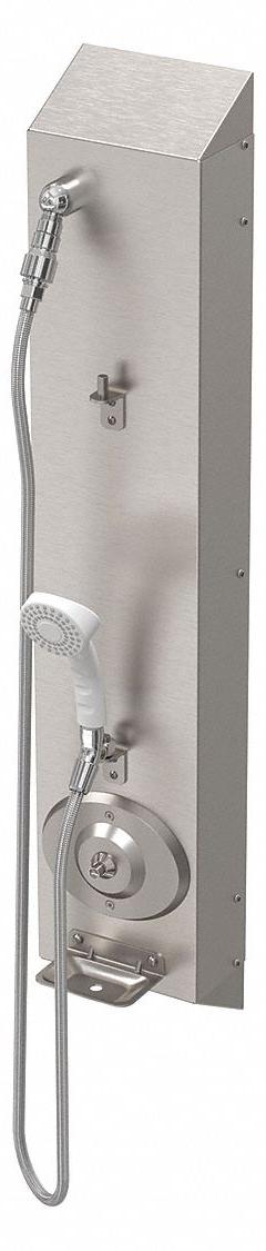 ACORN Shower Faucet Panel: SHOWER-WARE, 38 5/8 in Overall Ht, 7 1/2 in Overall Wd, 4 in Overall Dp (MPN 456BADA-W). Key specifications — Brand: ACORN.