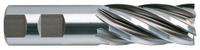 YG-1 Square End Mill: High Speed Steel, 6 Flute, 1" Mill Dia, 2" LOC, 4-1/2" OAL (MPN 07177)