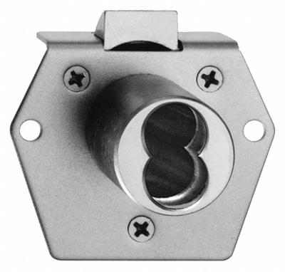 BEST Deadbolt Lock: Coreless, Vertical, Diamond, 2 1/8 in Body Ht, 2 5/8 in Body Wd - Latchbolt Cabinet & Drawer Locks with Interchangeable Cores