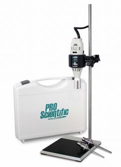 PRO SCIENTIFIC INC. Homogenizing Package: Handheld, 5,000 RPM to 35,000 RPM, 0.5 hp Horsepower (MPN PK-01200P). Key specifications — Brand: PRO SCIENTIFIC INC.; Mounting Type: Handheld; Includes: Pro200 Stand Assembly.
