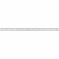 STARRETT Steel Rule, Spring Tempered: C604R-24, 2 ft, 0.05 in Thick, 1/64 in, Chrome, Black, Rigid. Key specifications — attr939978: 1/64 in; attr934745: STARRETT; attr944509: Chrome; attr939993: Decimal; attr986193: Etched.
