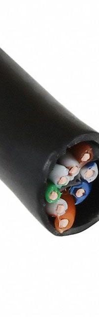 GENSPEED Data LAN Cable: 25 ft Cable Lg, 23 AWG, Black, PE, Std, 7136100, 1/4 in Outside Dia, 6. Key specifications — Conductor Gauge: 23 AWG; Jacket Material: PE; Brand: GENSPEED; Pairs Separation: Standard.