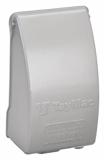 TAYMAC While In Use Weatherproof Cover: 1 Gangs, For Decora/GCFI Electrical Component Type - 1-Gang While-in-Use Weatherproof Covers