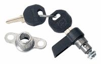 HOFFMAN Knob Latch: Latch with Key to Replace Quarter Turn Latch, Steel (MPN LLKWK). Key specifications — Finish: Zinc Plated; Brand: HOFFMAN; Accessory Type: Knob Latch; Application: Latch with Key to Replace Quarter Turn Latch; Features: Cables Are Constructed of 16 AWG Copper Wire; Material: Steel.