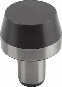 KIPP Stepped Round Locating Pin: Cylindrical, Shouldered, Tool Steel, 12 mm Shank Outside Dia (MPN K0293.320). Key specifications — Brand: KIPP.