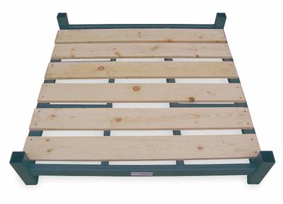 APPROVED VENDOR Stack Rack Base: 48 in x 60 in x 7 in, Wood Decking, 4,000 lb Load Capacity - Wood-Deck Stack Rack Bases