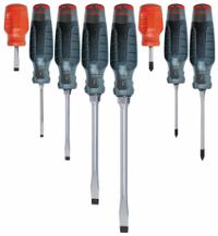 PROTO Screwdriver Sets: 1-10 Pieces, 8 Pieces, Cabinet/Keystone/Phillips Tip, 14 3/4 in Overall Lg (MPN J1208SCPF). Key specifications — attr1205274: PROTO; attr1205269: 3/8 in.